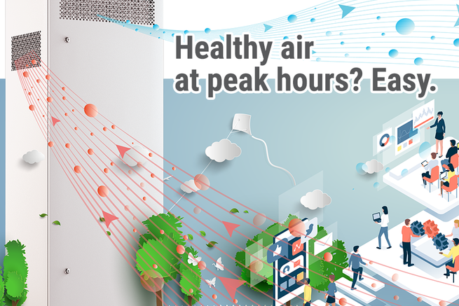 Healthy air at peak hours? Easy.